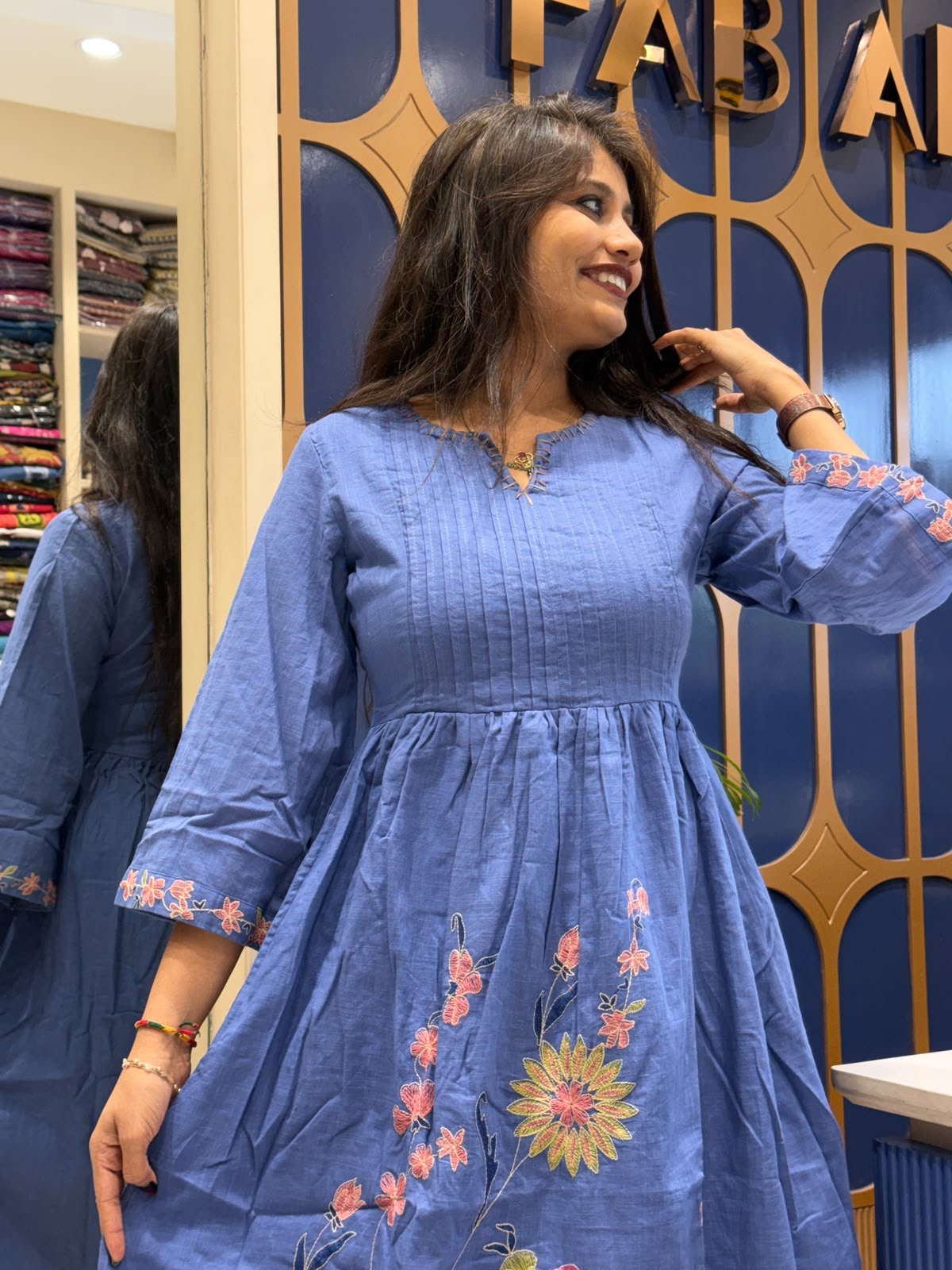 Midi Frock Dress: 186
