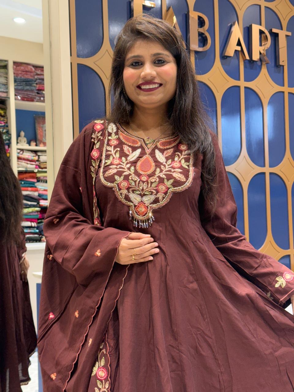 Chocolate Anarkali: 252