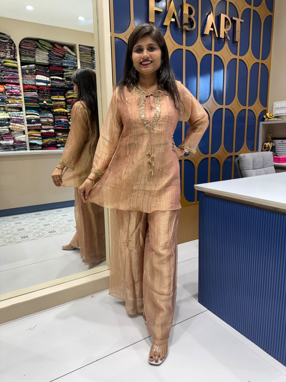 Golden Co-ord Set: 341