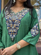 Kelly Mul Chanderi Suit: 372