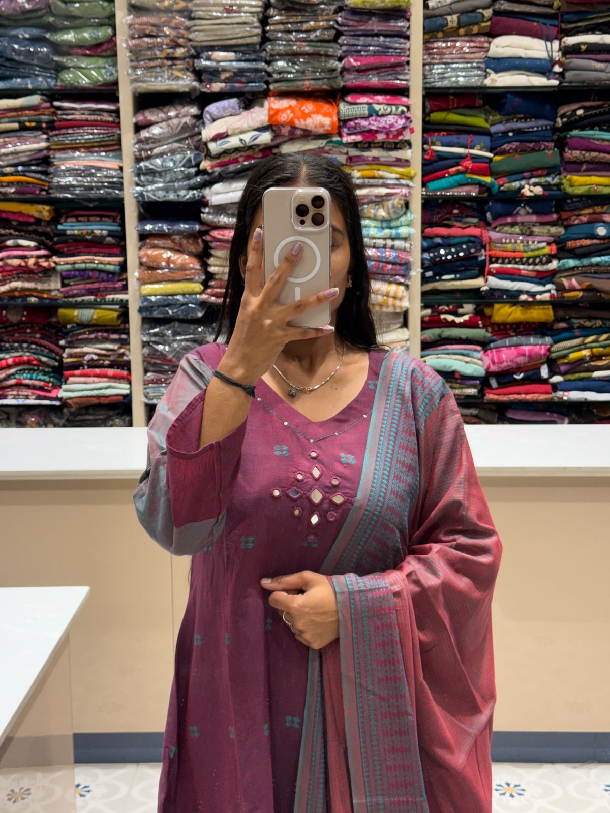 Savstika Duppata Dress: 207