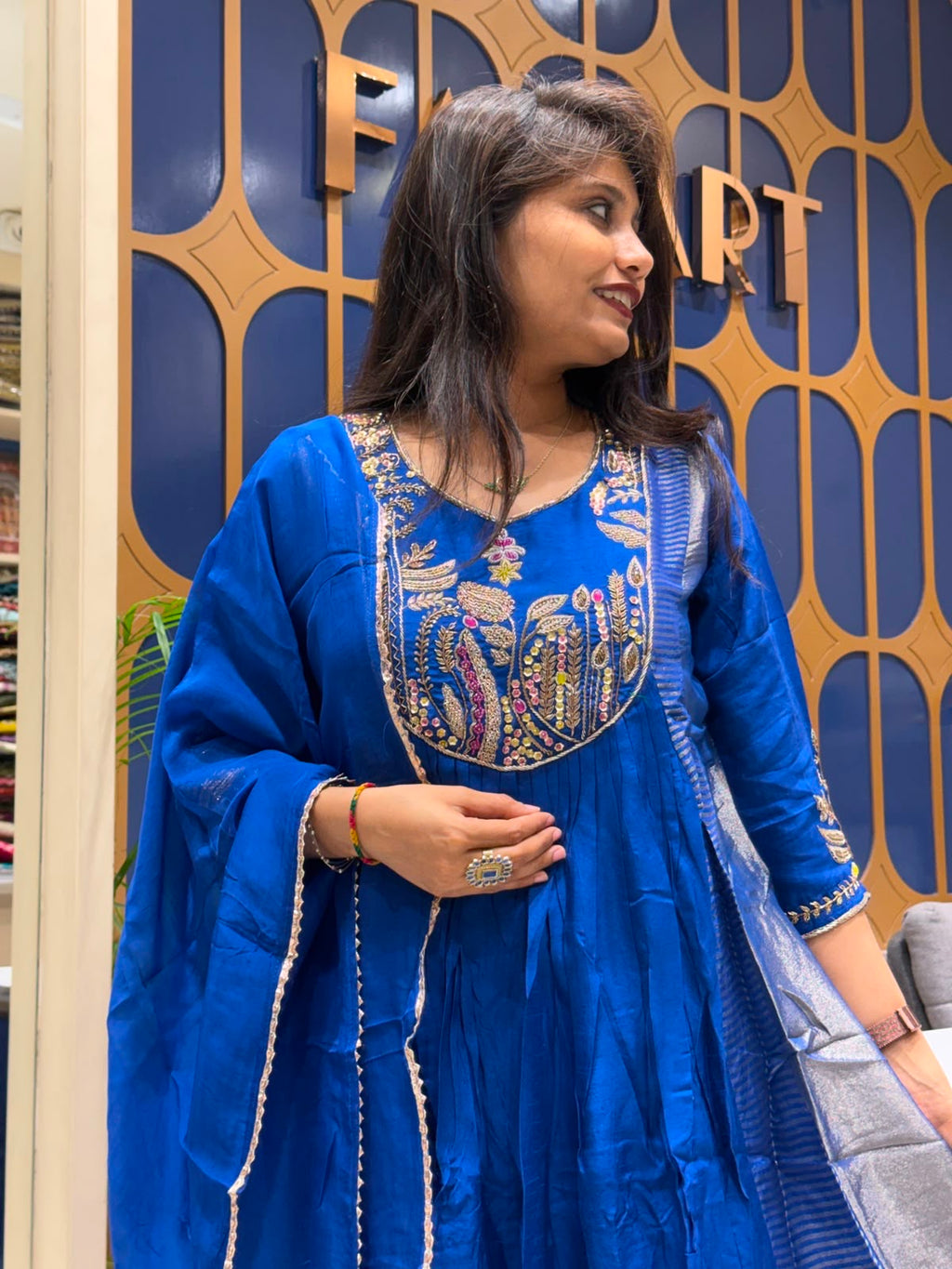 Electrical Blue Dress: 191