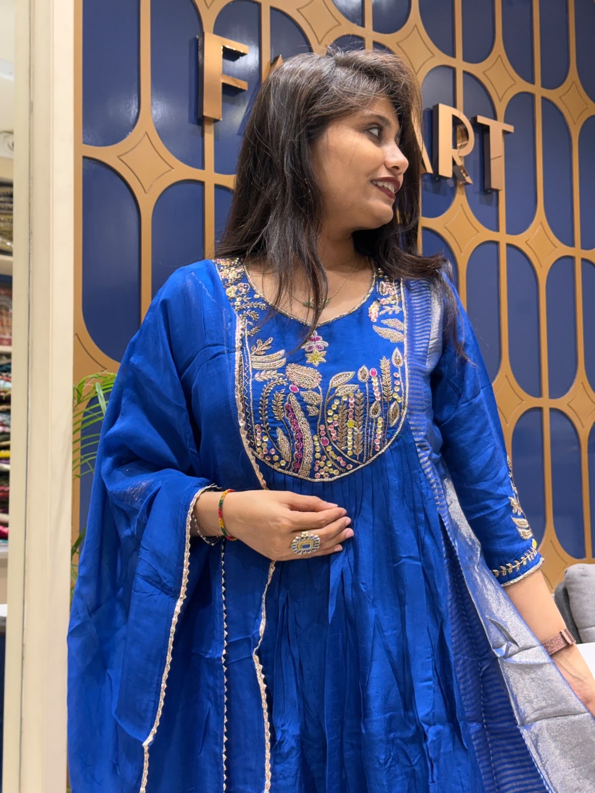 Electrical Blue Dress: 191