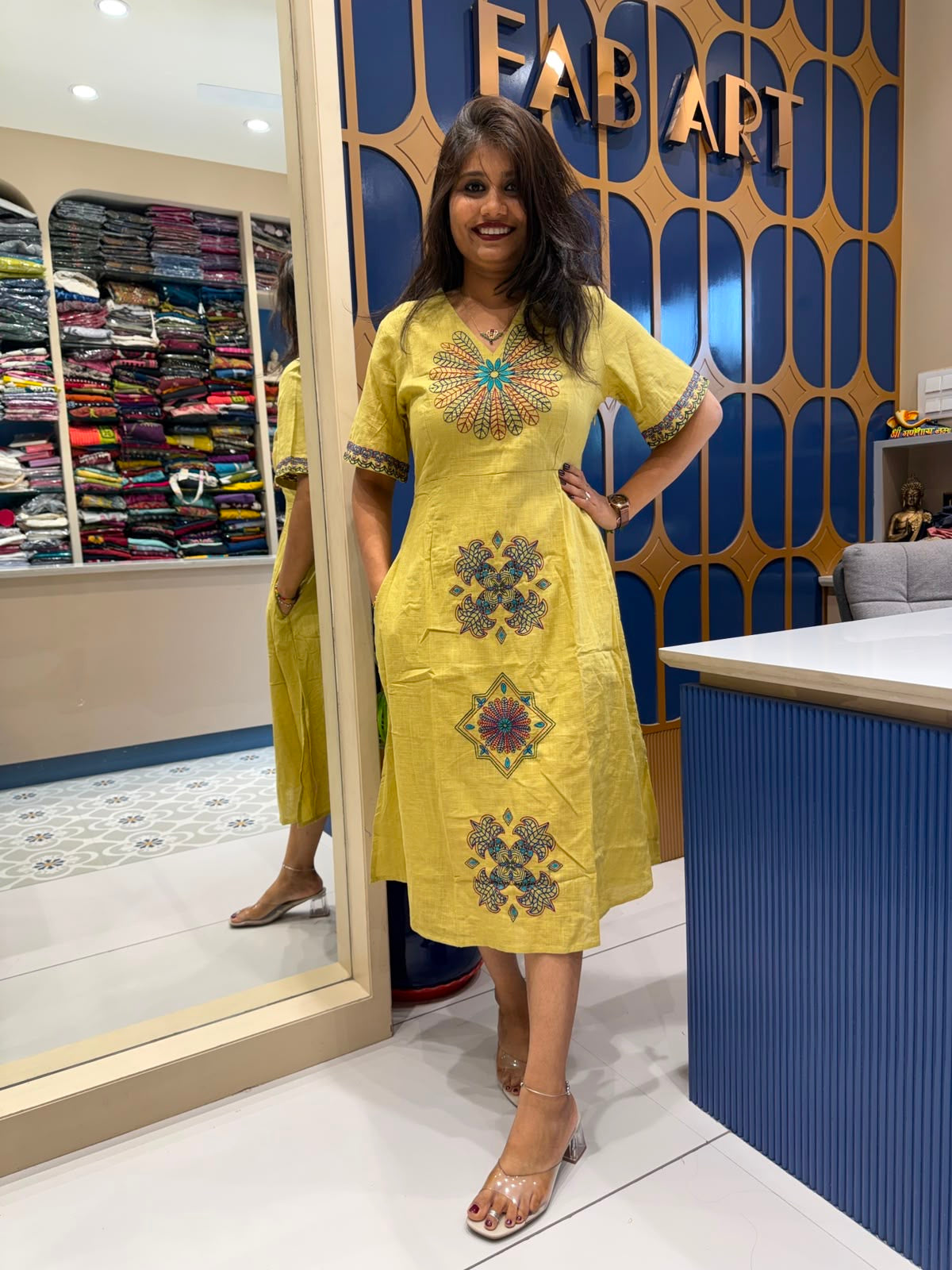 Midi Frock Dress: 182