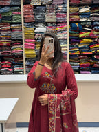 Bird Duppata Dress: 302