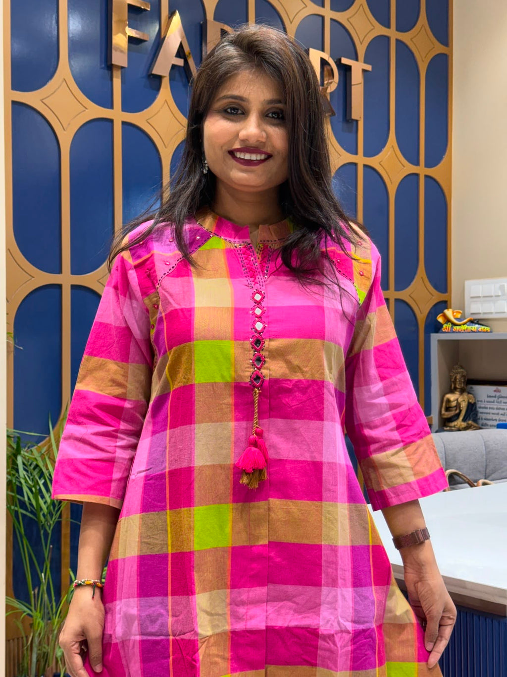 Madras Checks Handloom Pair: 223