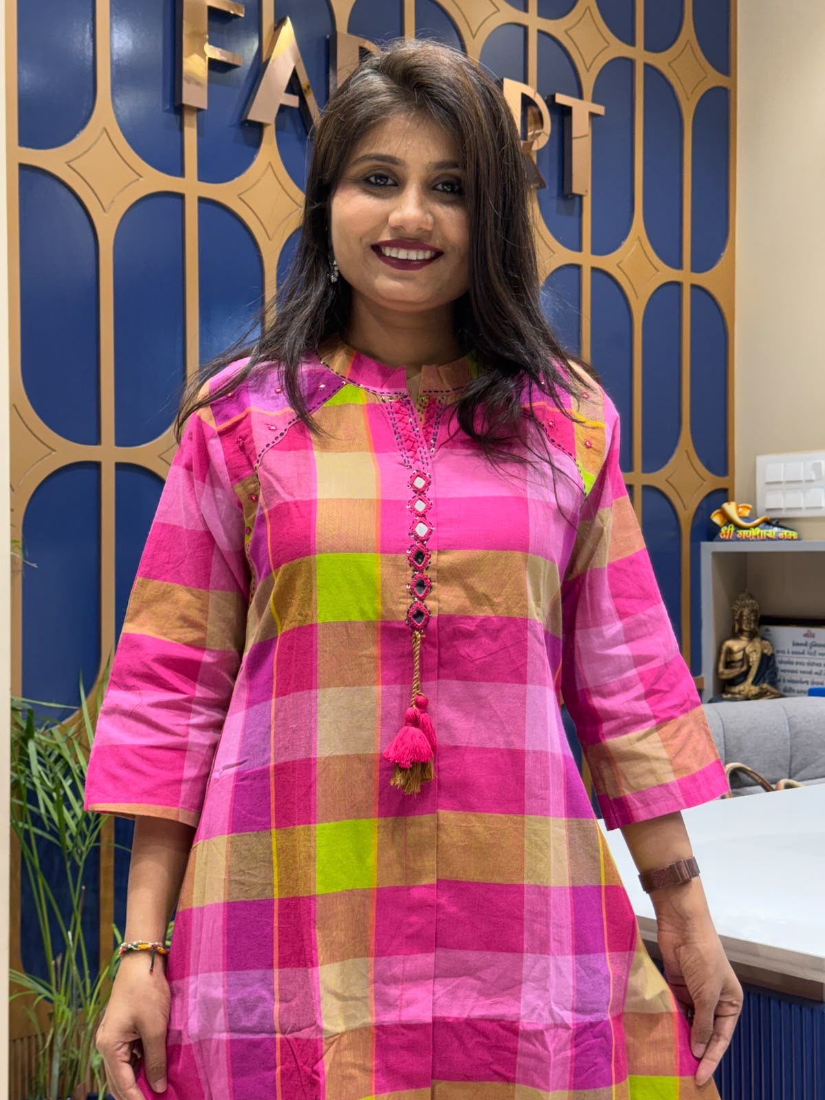 Madras Checks Handloom Pair: 223