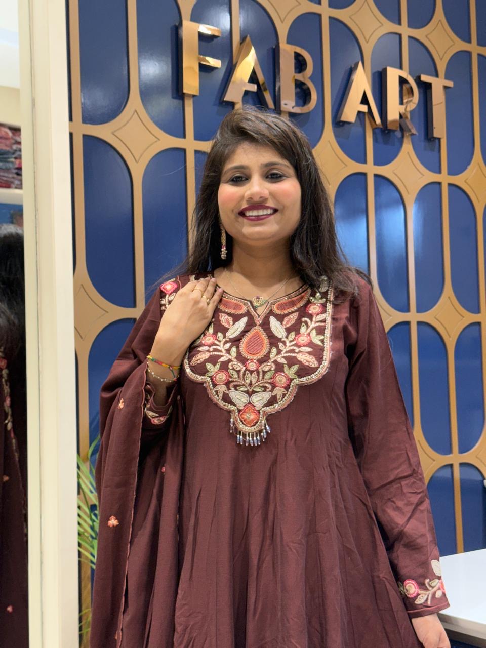 Chocolate Anarkali: 252