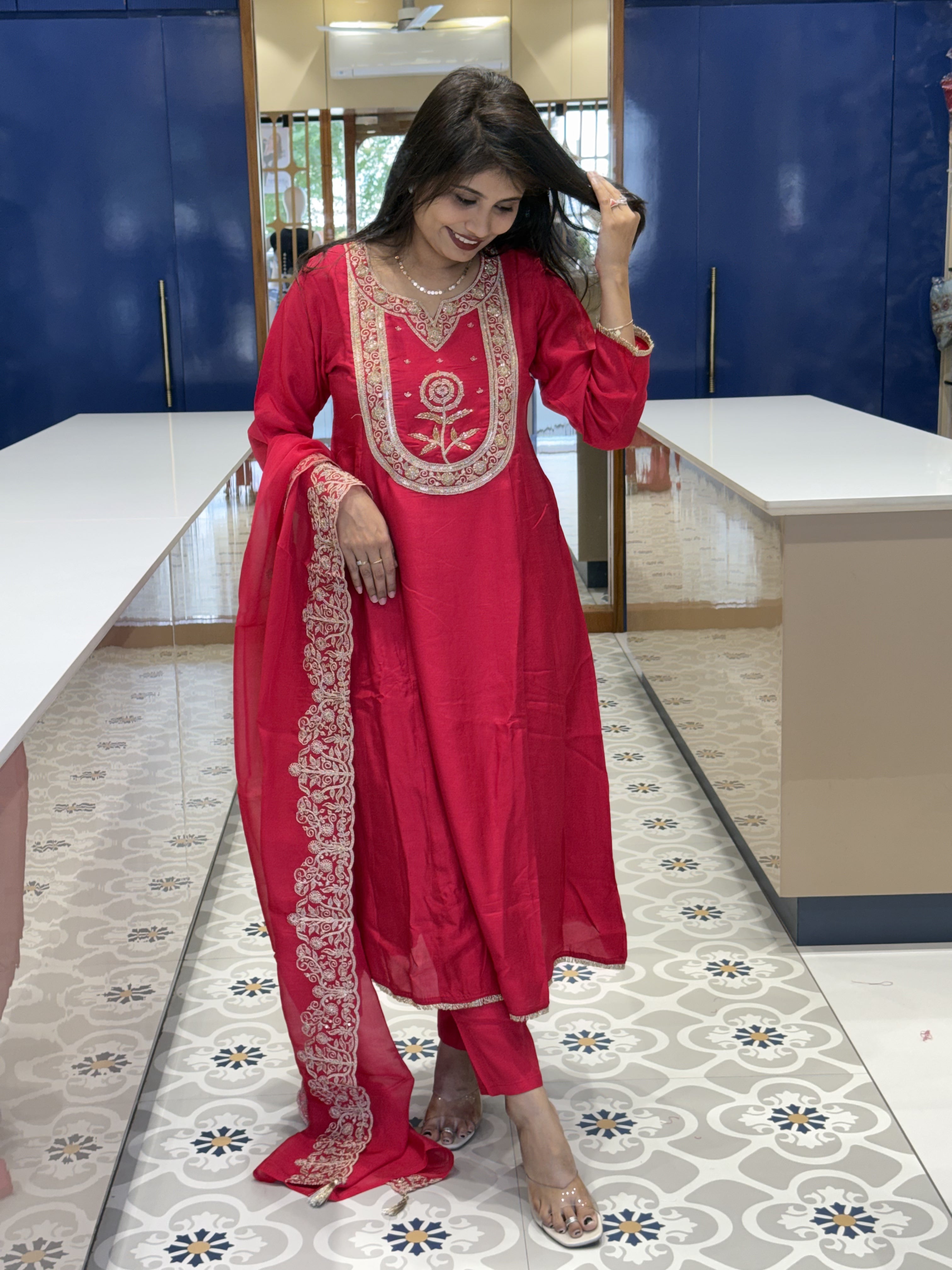 Rose Flower Dress: 0128