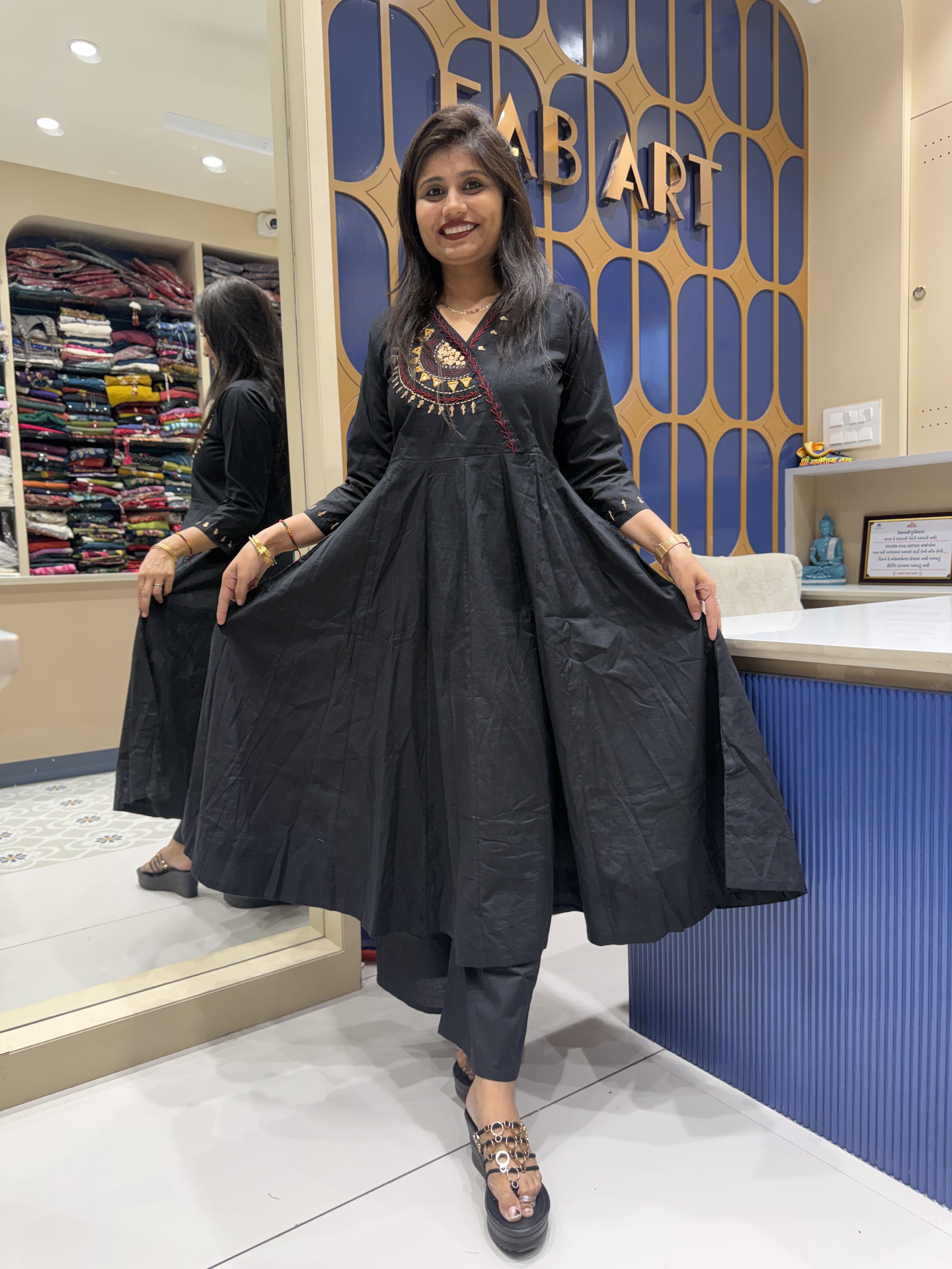Anarkali Two-Piece: 0081