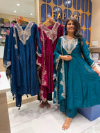 Pashmina Anarkali Dress: 223
