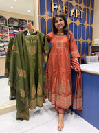 Anarkali with Mirror Work: 246