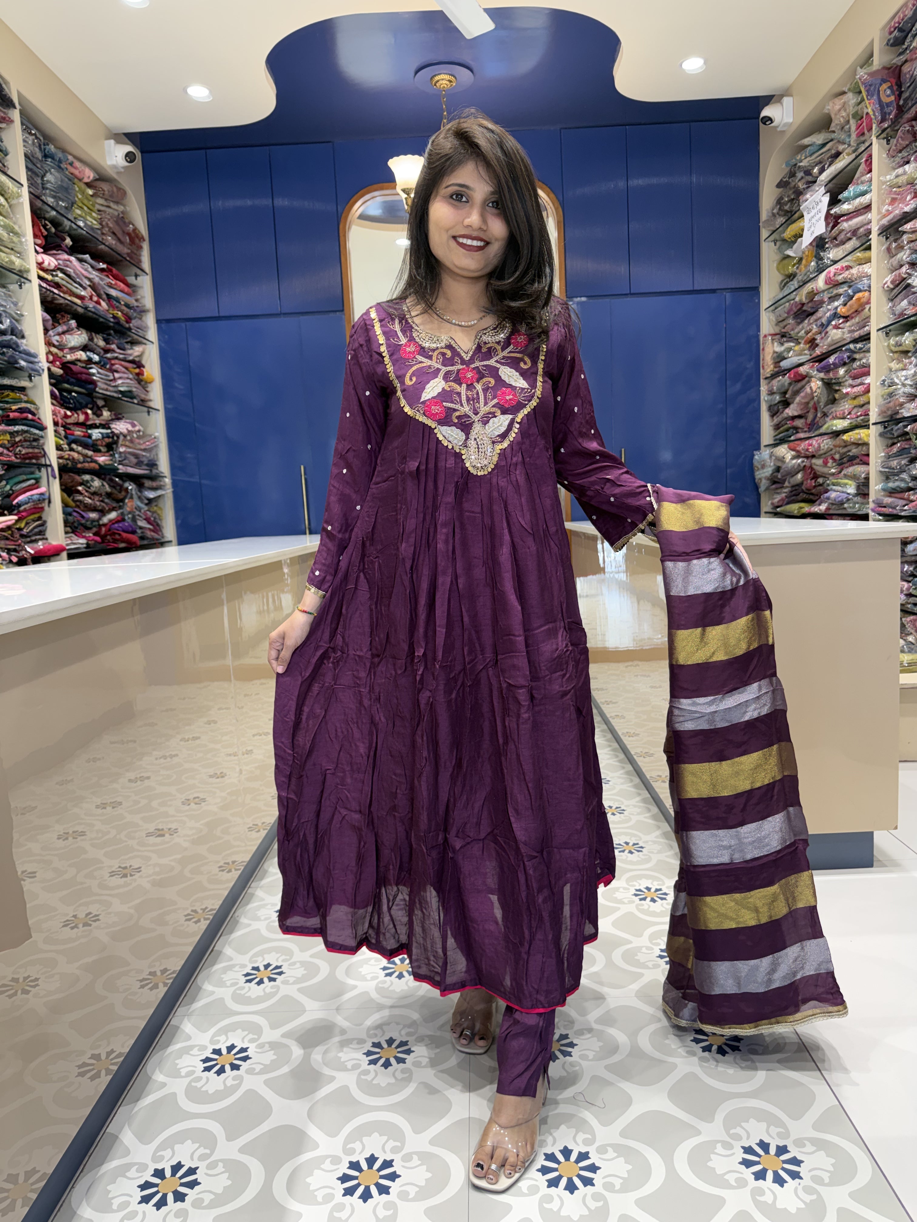 Heavy Silk Dress: 0080