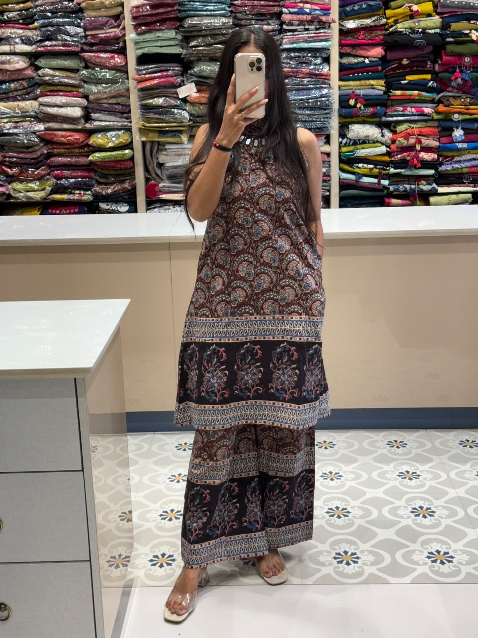 Kalamkari Print Set: 352