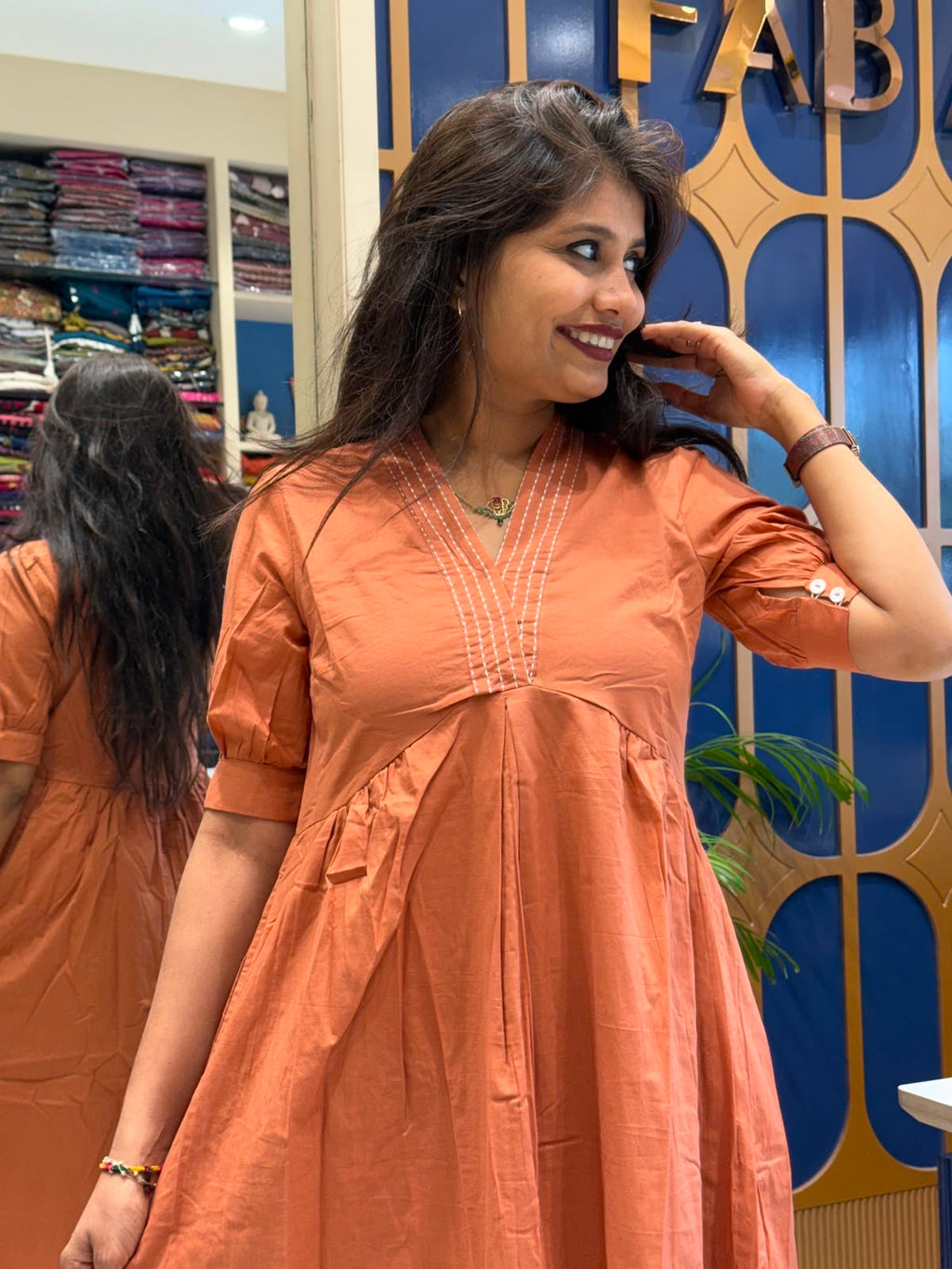 Midi Frock Dress: 183