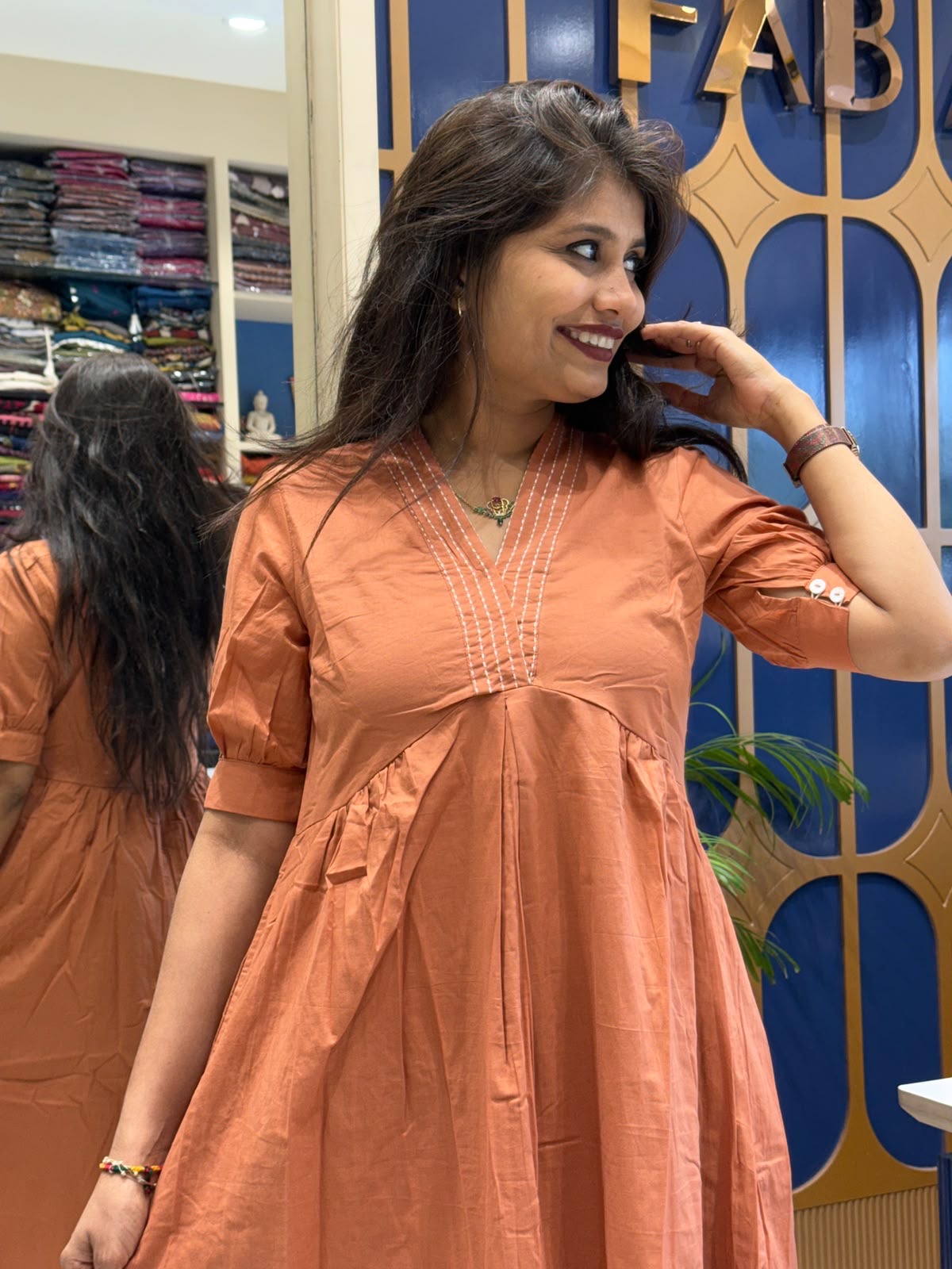 Midi Frock Dress: 183