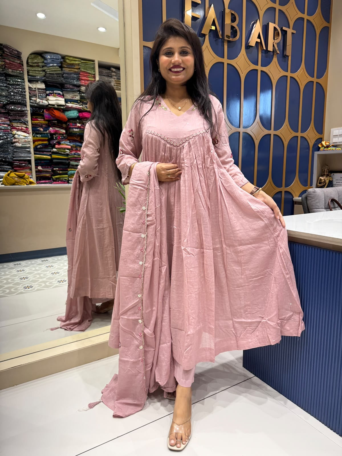 Mul Mul Cotton Suit: 413