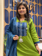Contrast Duppata Set: 322