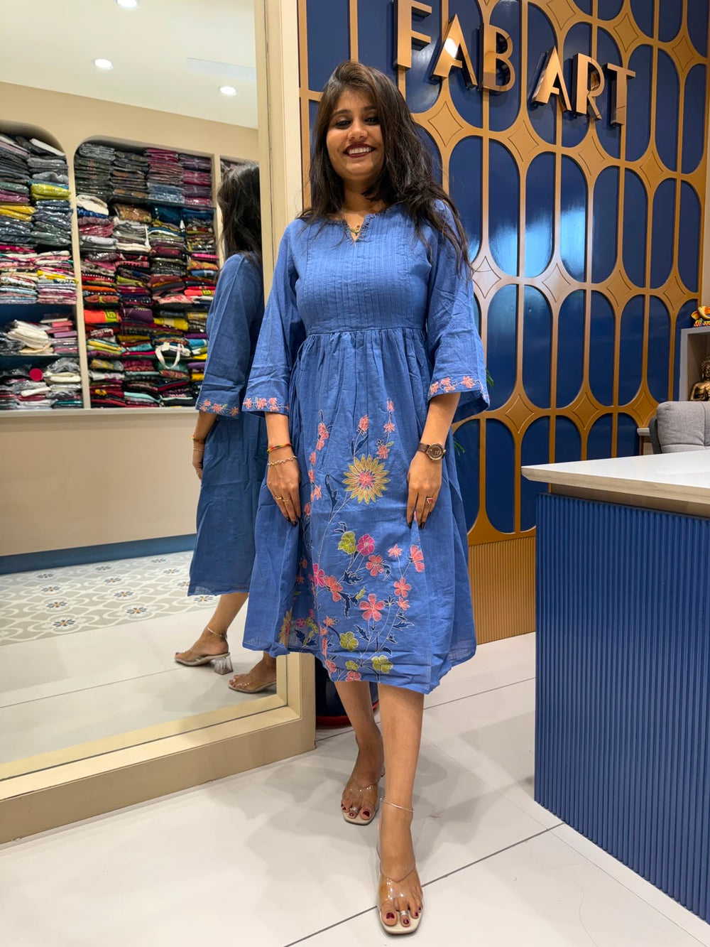 Midi Frock Dress: 186