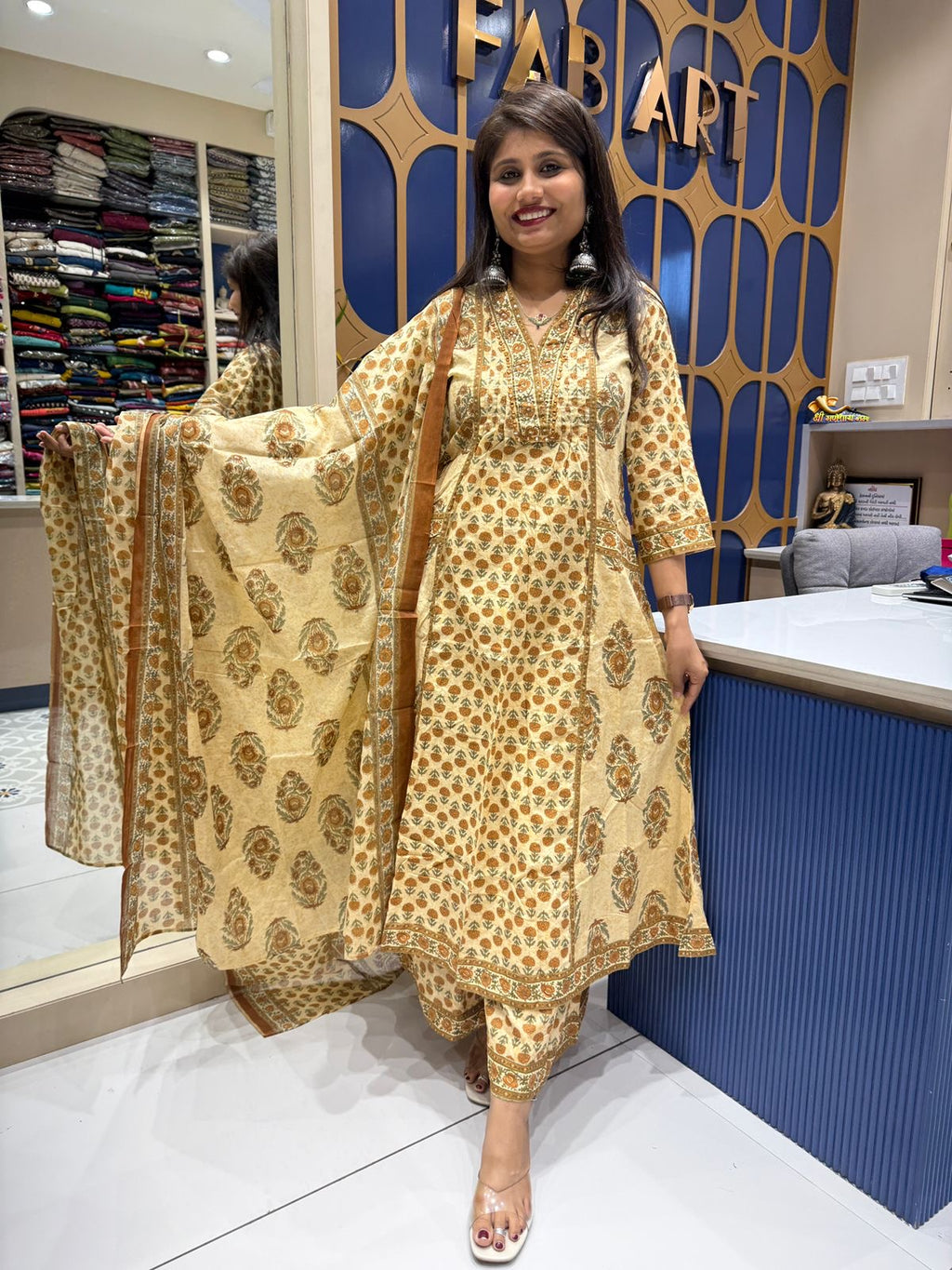 Jaipur Printed Super Dress: 283