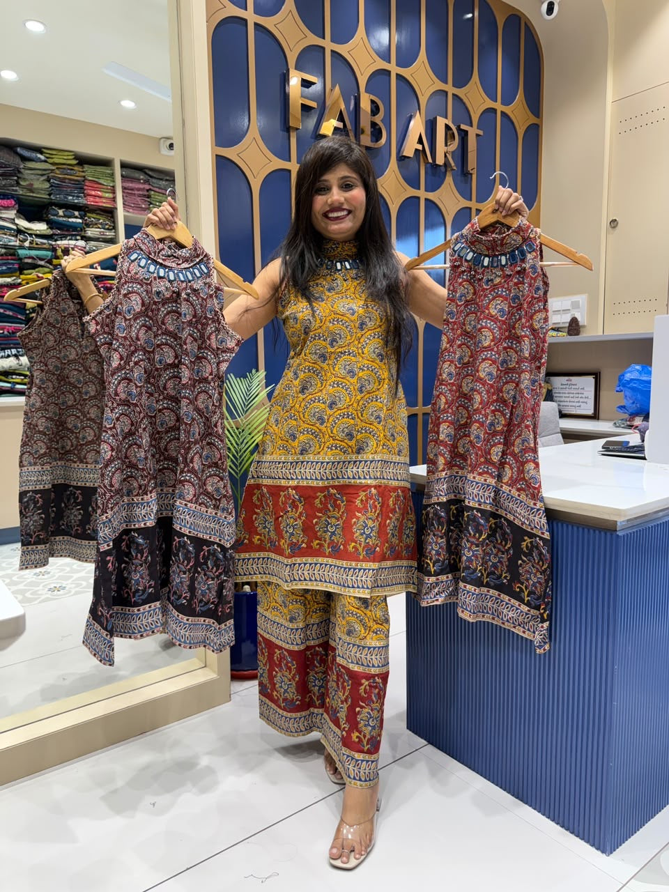 Kalamkari Print Set: 352