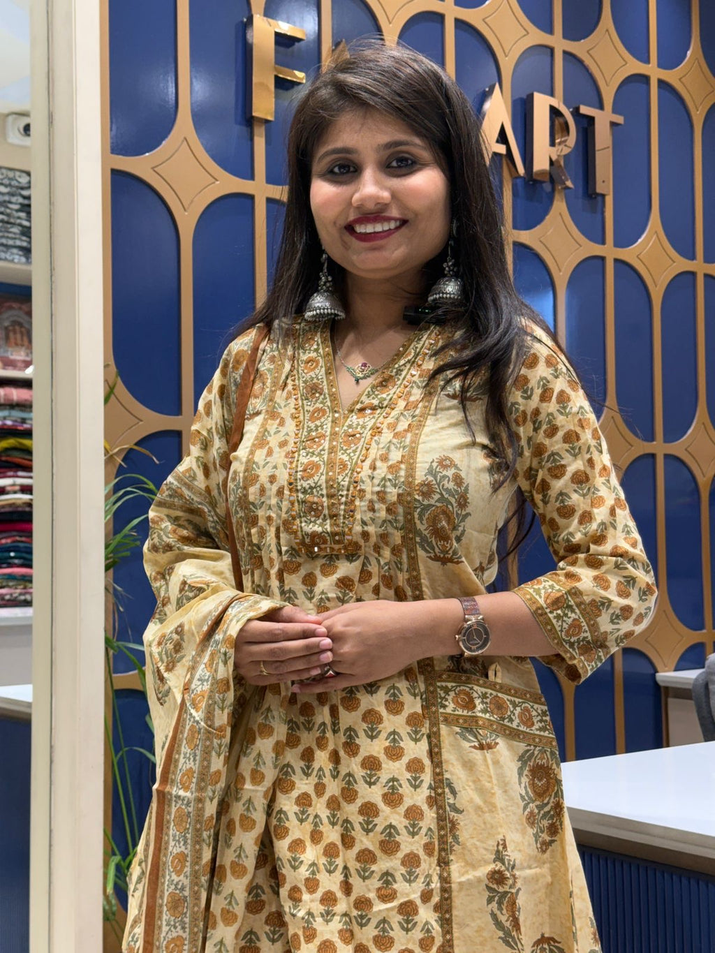 Jaipur Printed Super Dress: 283
