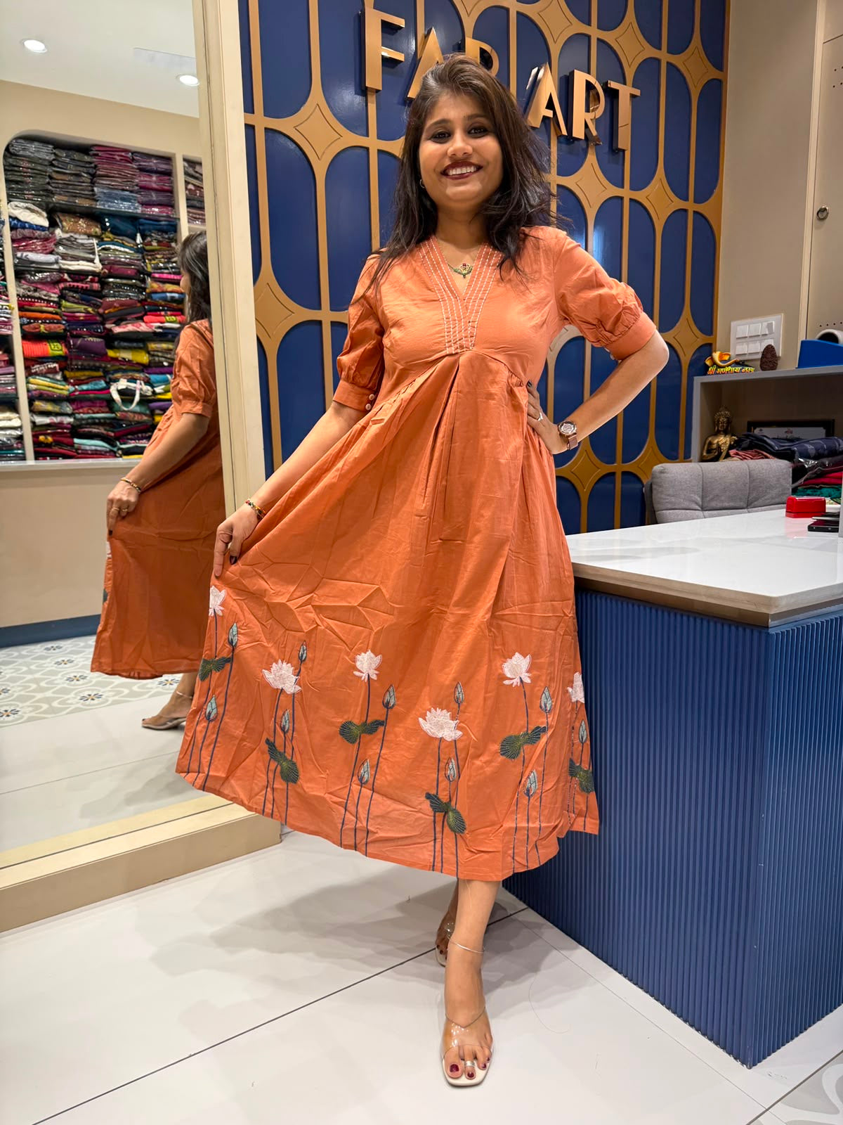 Midi Frock Dress: 183