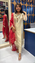 Contrast Red Duppata Best Dress: 218