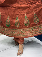 Anarkali with Mirror Work: 246