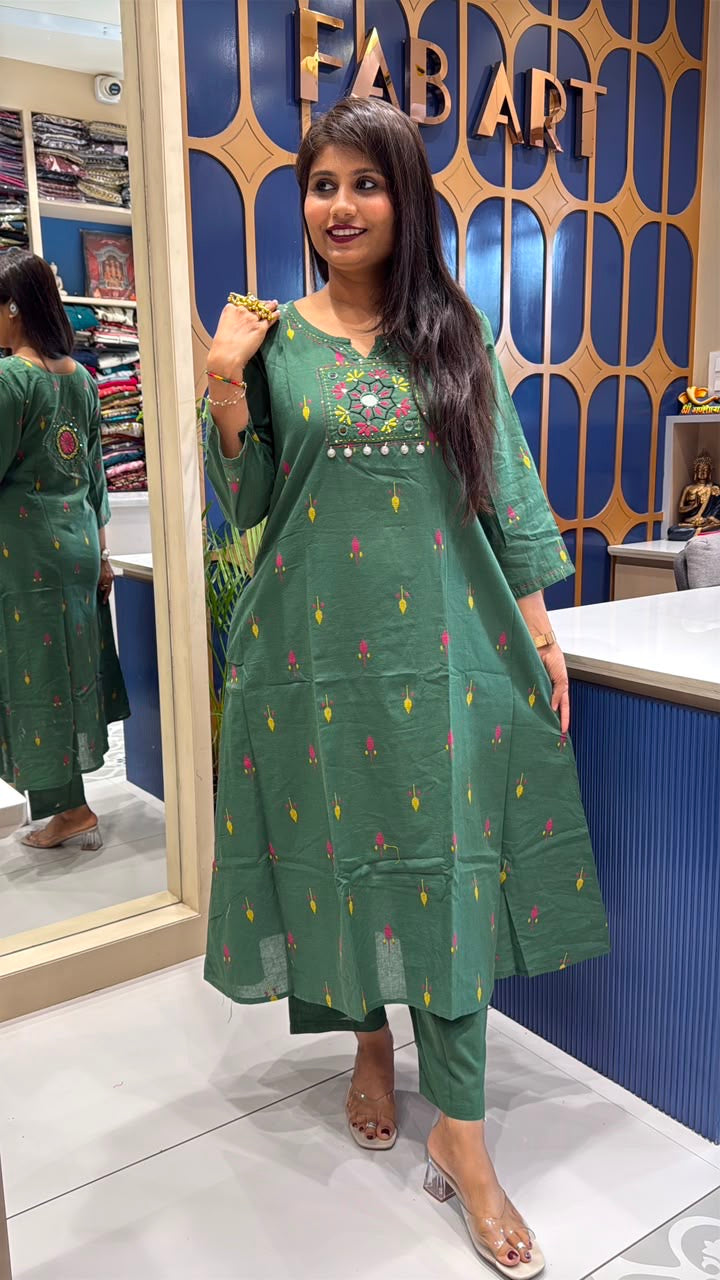 Front & Back Handwork Pair: 205