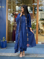 Blush Best Mul Chanderi: 439