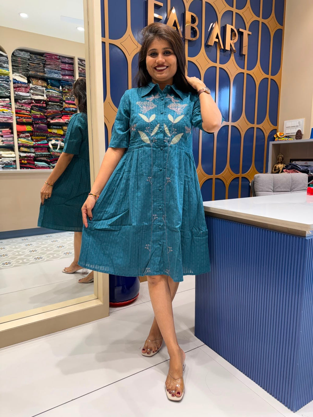 Midi Frock Dress: 184