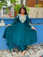Pashmina Anarkali Dress: 223
