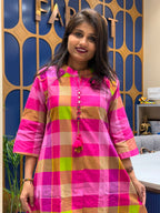 Madras Checks Handloom Pair: 223