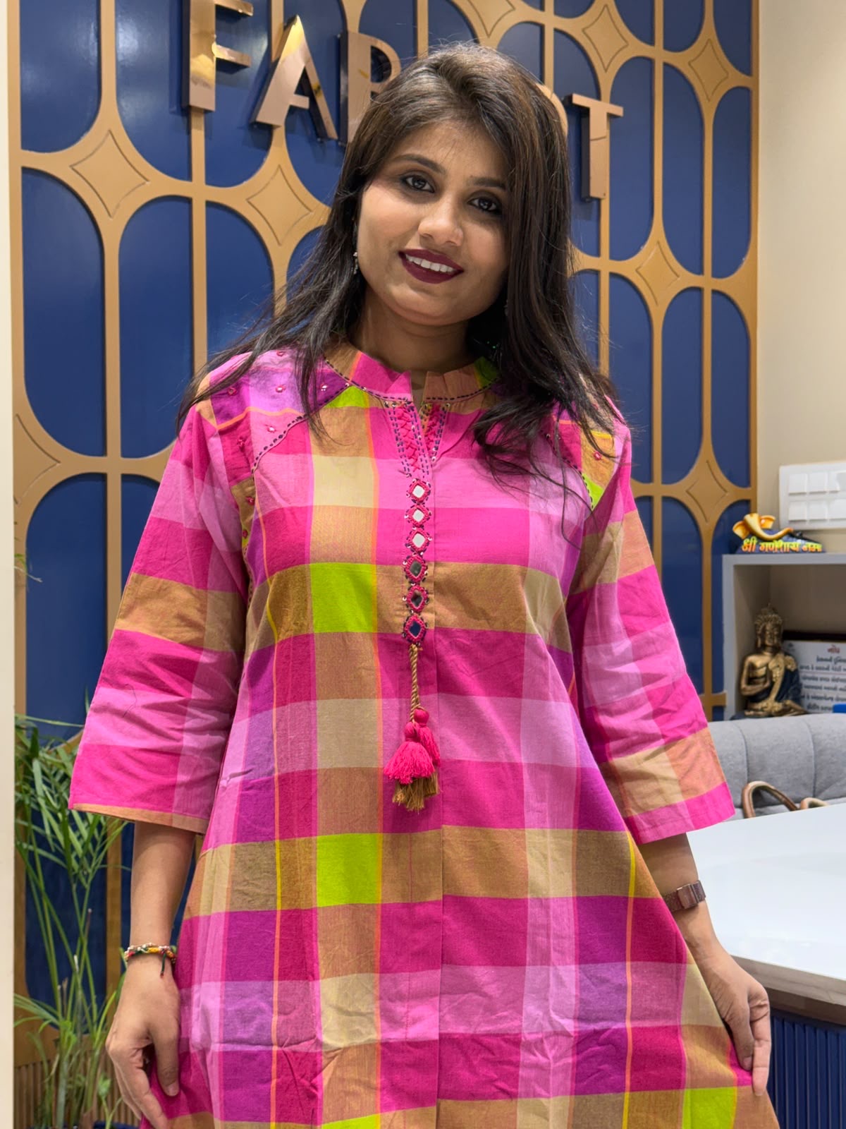 Madras Checks Handloom Pair: 223