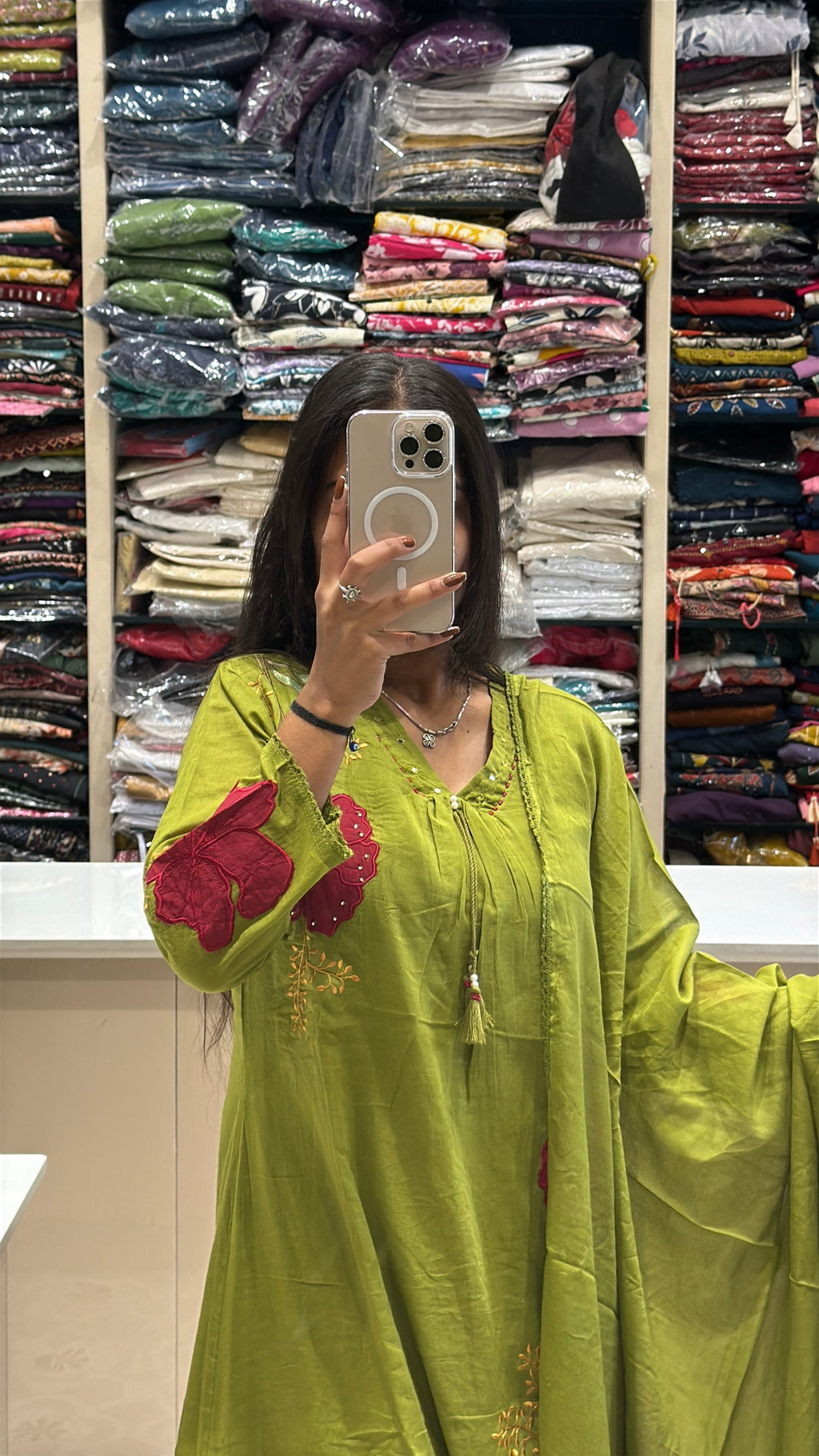 Mall Cotton Flower Dress: 0103