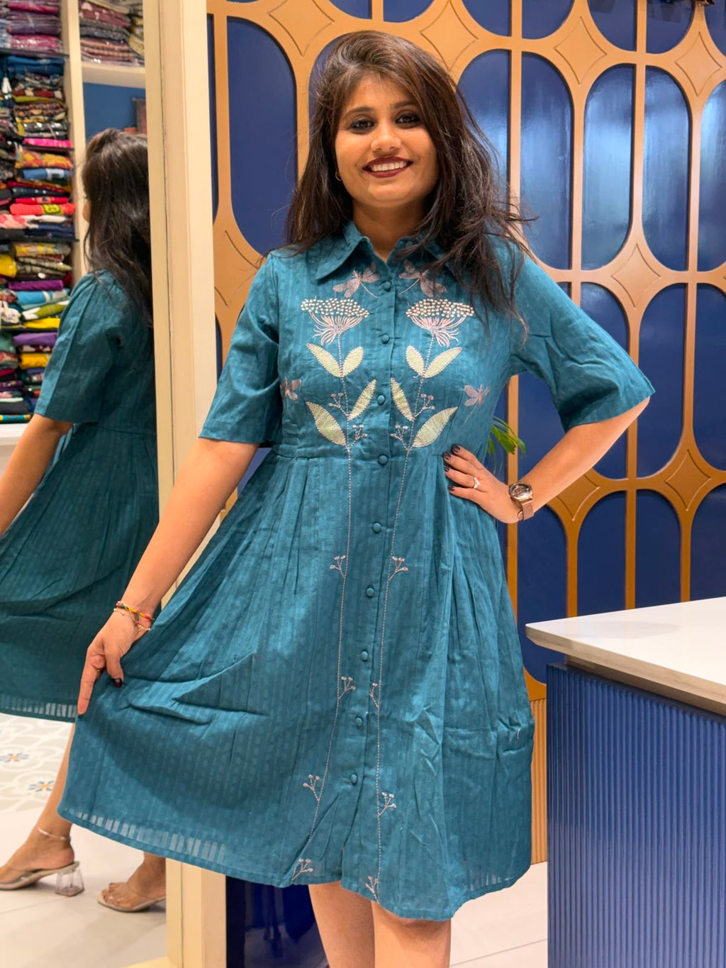 Midi Frock Dress: 184