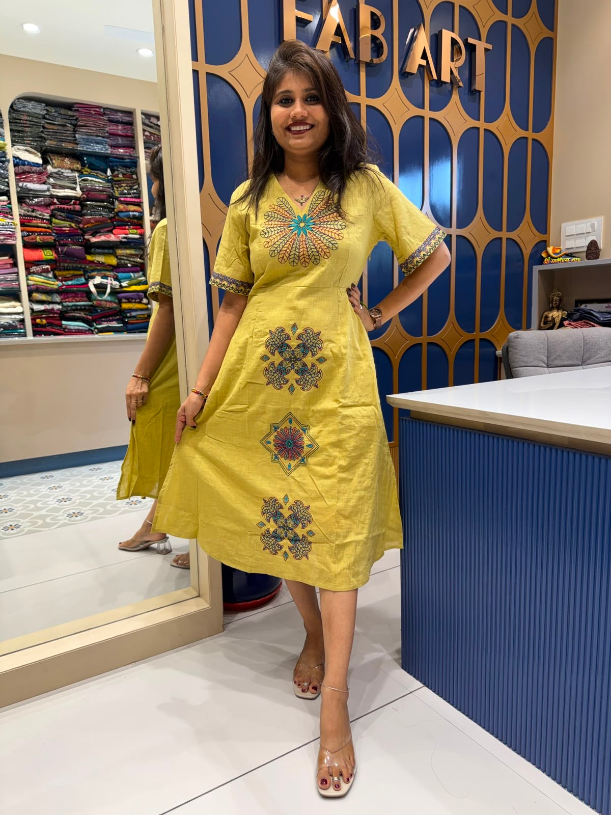 Midi Frock Dress: 182