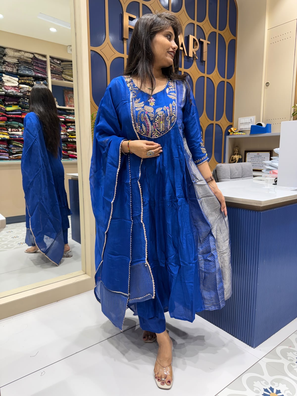 Electrical Blue Dress: 191