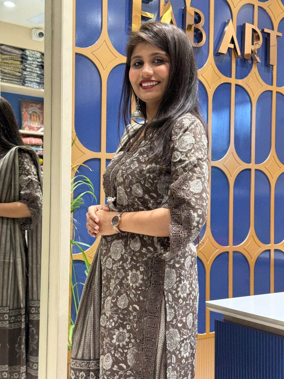 Jaipur Flower Duppta Dress :274
