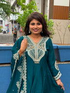 Pashmina Anarkali Dress: 223