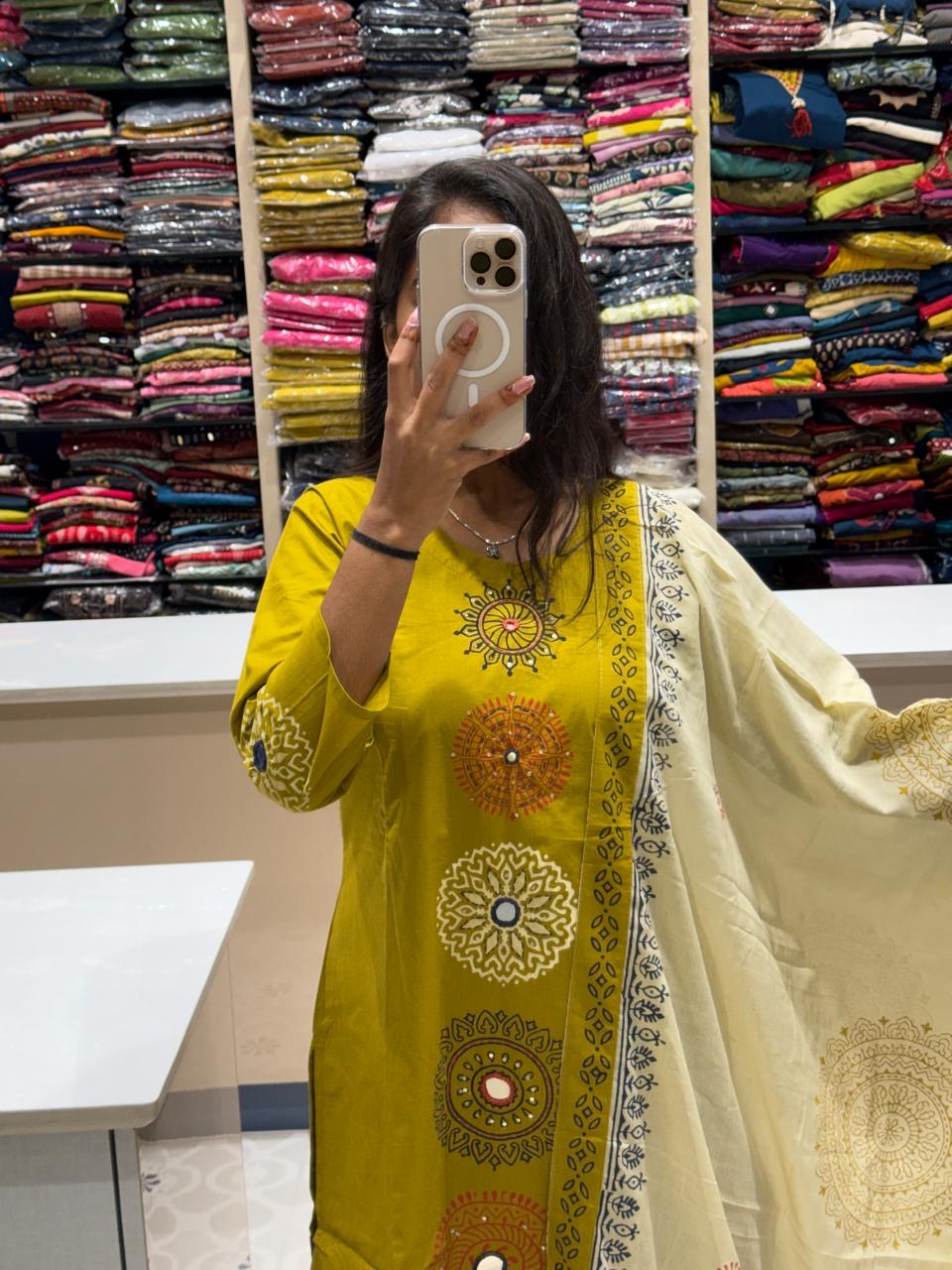 Gamti Block Print Suit: 236