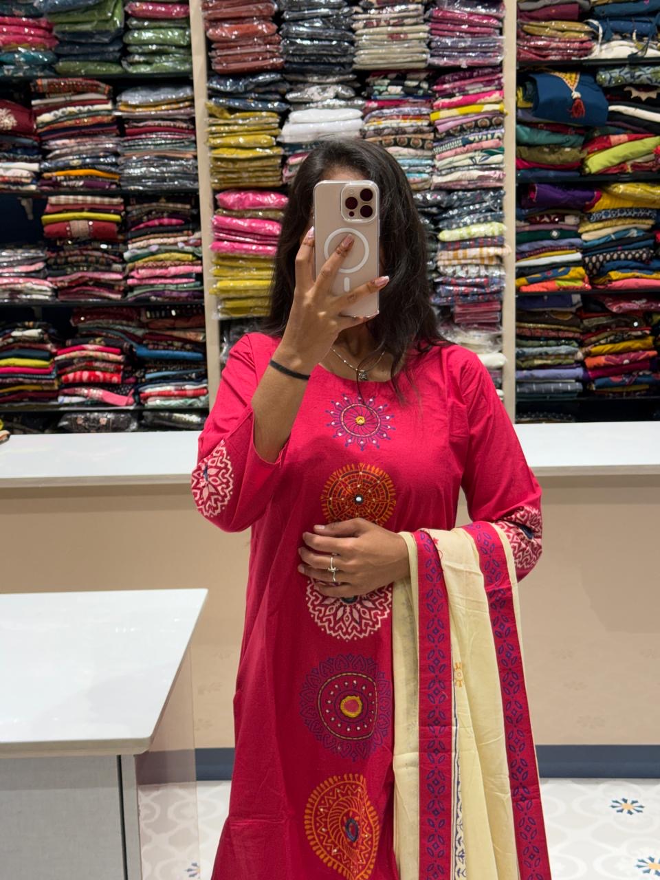 Gamti Block Print Suit: 236