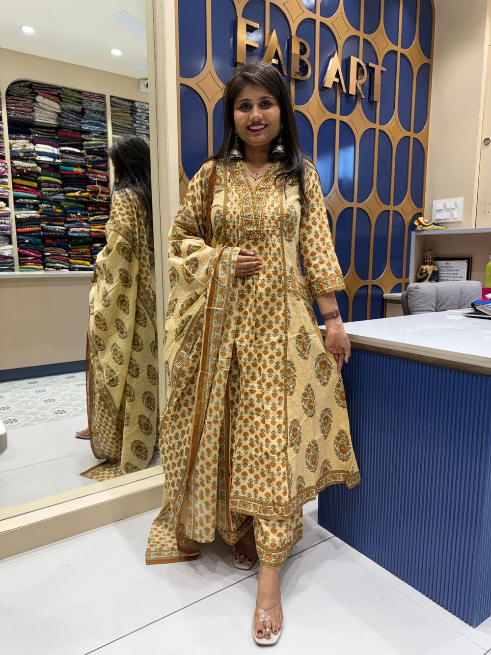 Jaipur Printed Super Dress: 283