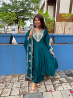 Pashmina Anarkali Dress: 223