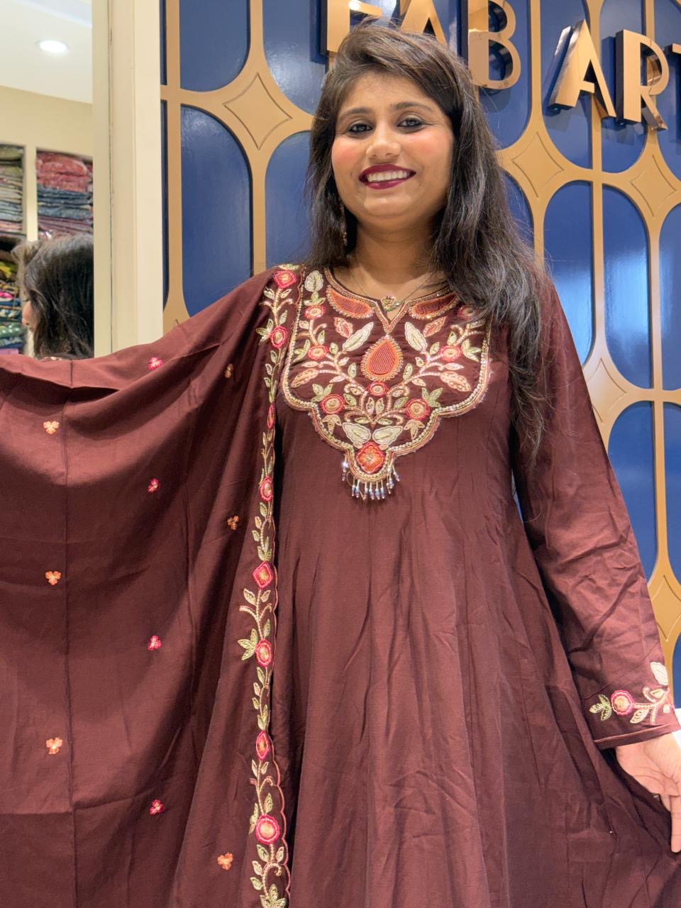 Chocolate Anarkali: 252