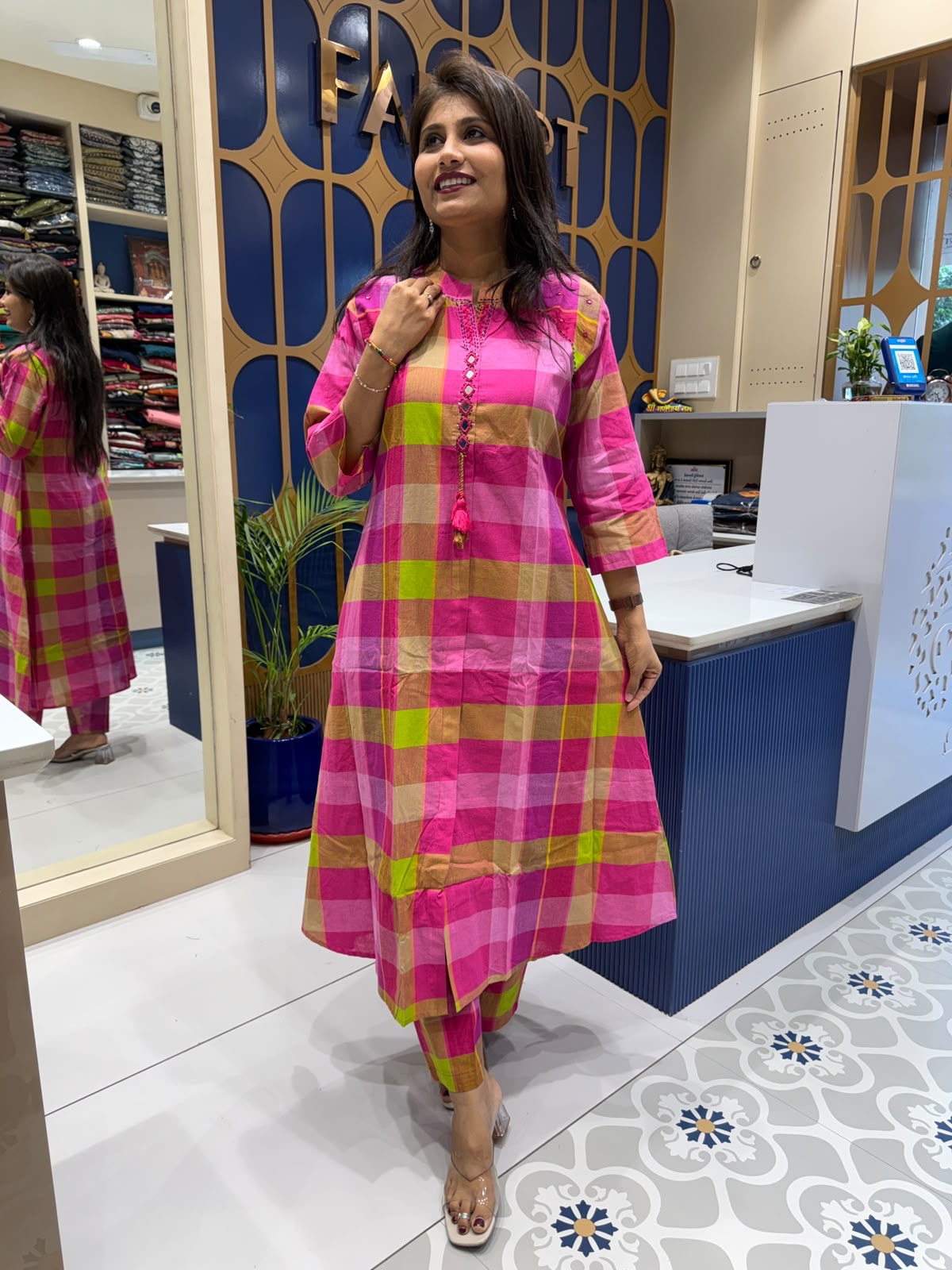 Madras Checks Handloom Pair: 223