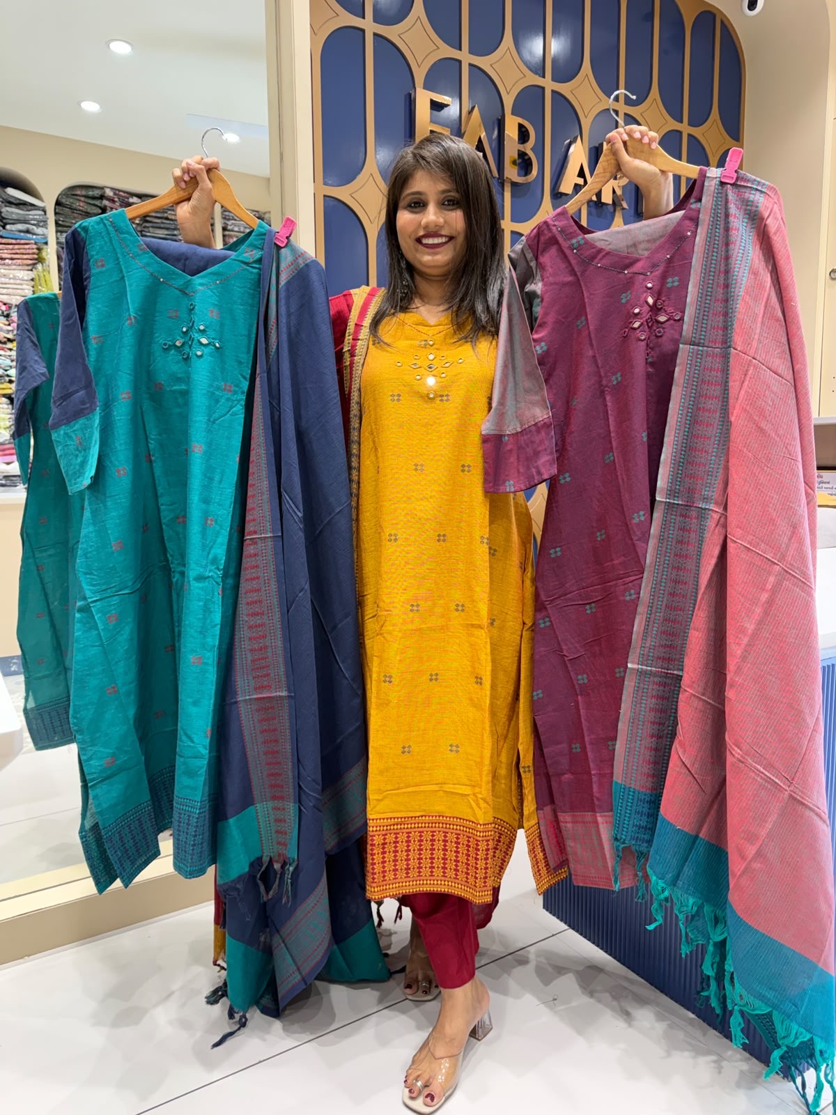 Savstika Duppata Dress: 207