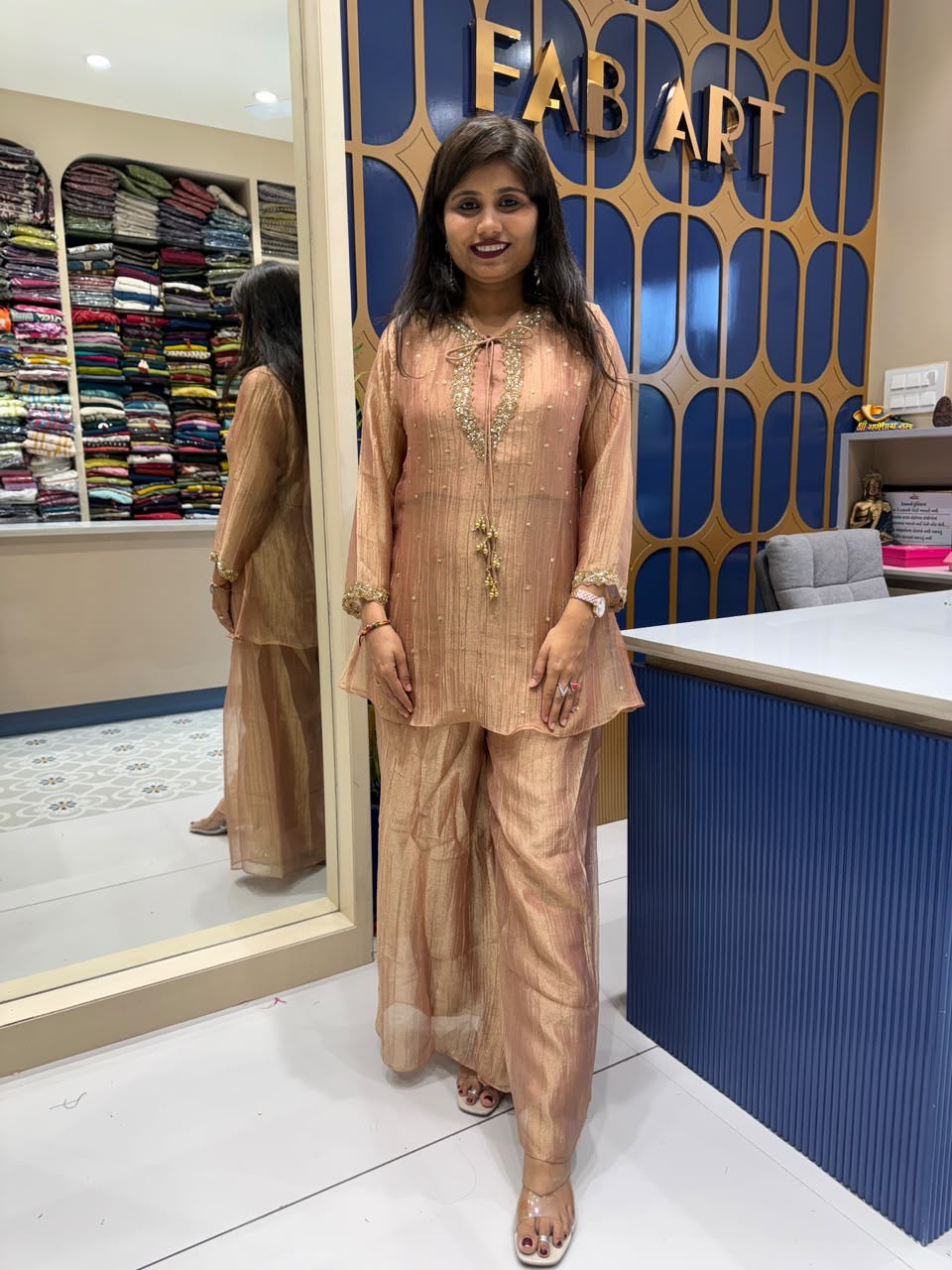 Golden Co-ord Set: 341