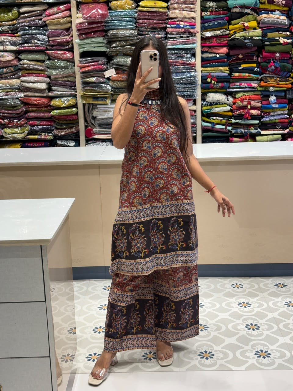 Kalamkari Print Set: 352